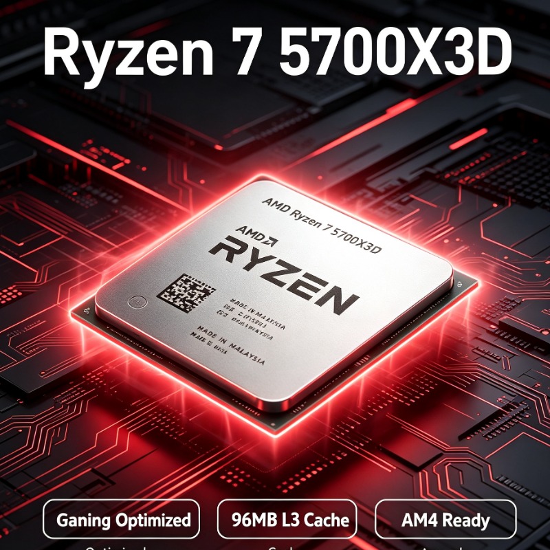 Amd Cpu Ryzen 7 - Ryzen 7 5700X3D Bulk Desktop Processor