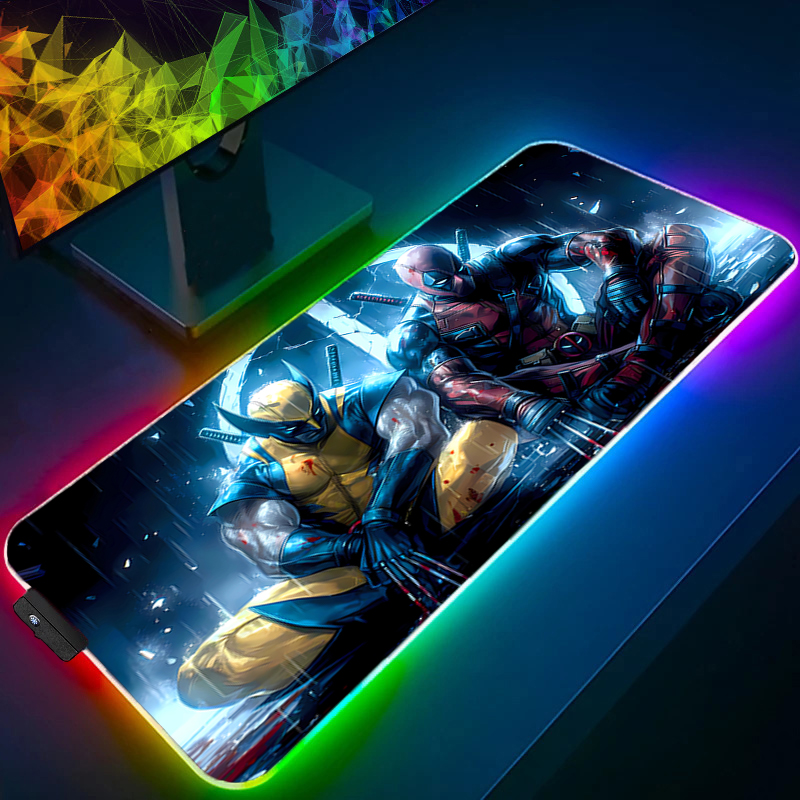 LED Mouse Pad Gaming Backlight - огляд і ціна Gaming Keyboard He