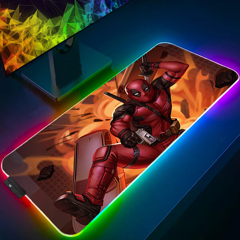LED Mouse Pad Gaming Backlight - огляд і ціна Gaming Keyboard He