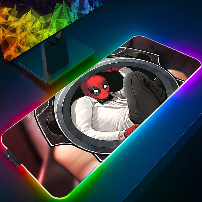 LED Mouse Pad Gaming Backlight - огляд і ціна Gaming Keyboard He