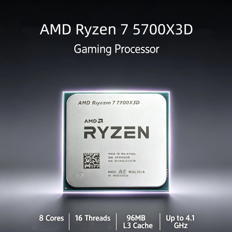 New AMD Ryzen 7 5700X3D R7 570 - огляд і ціна Amd Cpu Ryzen 7