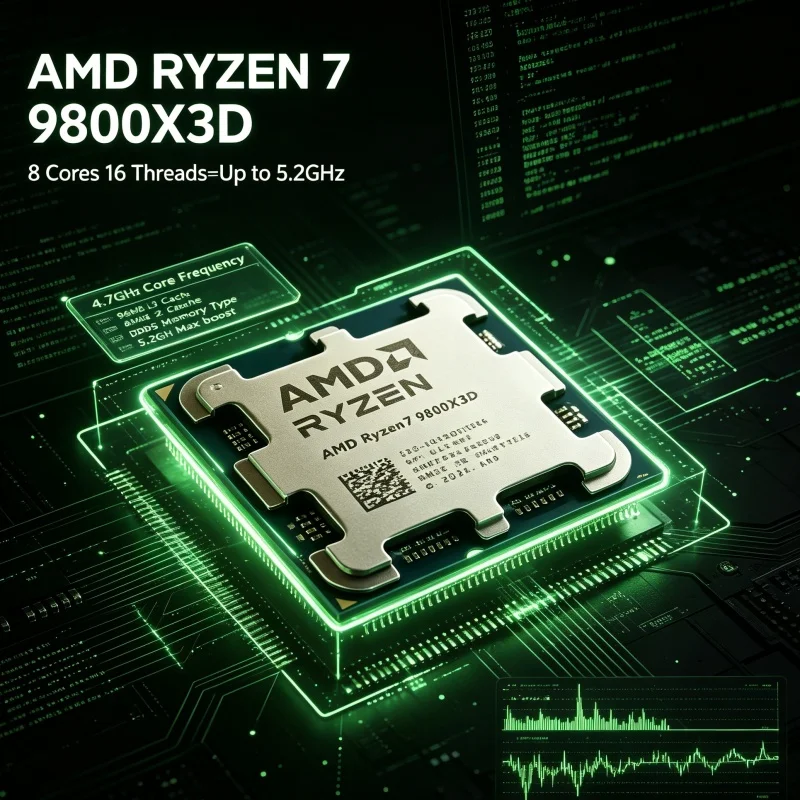 AMD Ryzen 7 9800X3D X3D Cache  - огляд і ціна Amd Cpu Ryzen 7