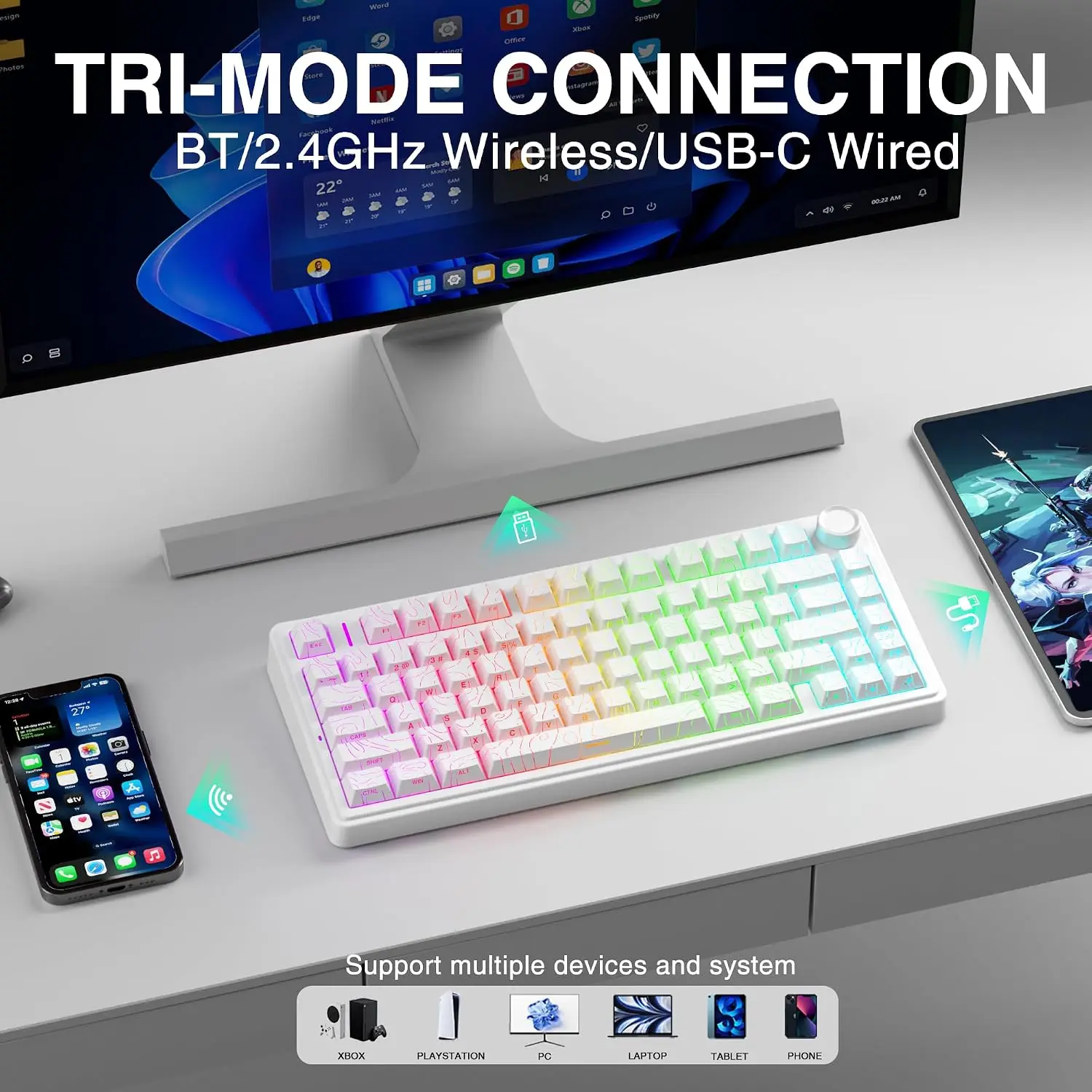 AULA F75 HE Magnetic Keyboard  - огляд і ціна Gaming Keyboard Hall Effect Switches