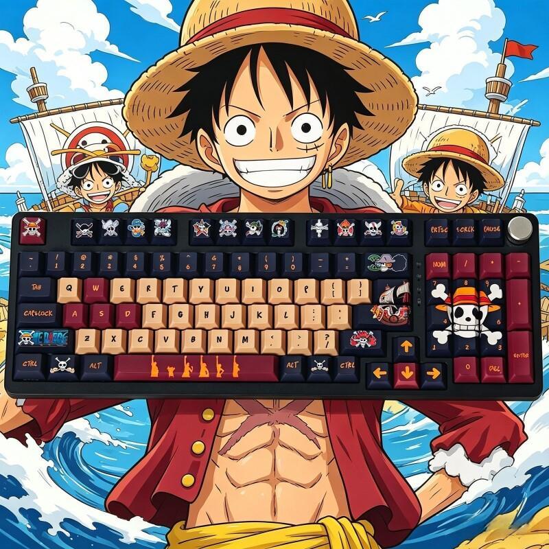 BANDAI One Piece Monkey D. Luf - огляд і ціна Gaming Keyboard He