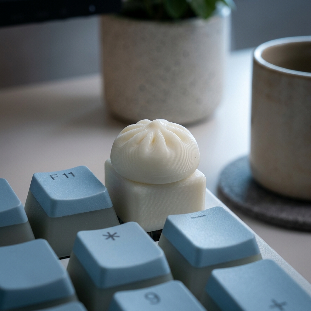 Steamed Bun ESC Keycap Compati - огляд і ціна Gaming Keyboard Typewriter