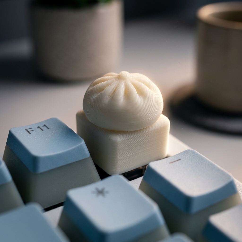 Steamed Bun ESC Keycap Compati - огляд і ціна Gaming Keyboard Typewriter
